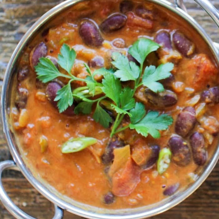 Curry de haricots rouges